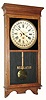 C.1910, Sessions Clock Co., "Regulator No. 2", 8-day, calendar store regulator in oak and in very good condition. This clock retains original glasses, dial and hands.
