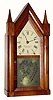 C.1847, Brewster and Ingrahams, Bristol, Conn., 8-day time/strike steeple clock in excellent restored condition.