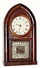 C.1850, D. S. Crosby, Courtlandt St., New York, 8-day time/strike beehive clock, with restoration and in generally good condition.