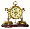 C.1910, German double bell alarm on wood base, in excellent original condition.