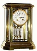 C.1900, Marti, French Crystal Regulator, in an unusual 8-sided case with 8 panes of beveled glass.