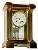 C.1900, Tiffany and Co., 8-day time and strike French crystal regulator in good+ condition.