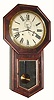 C.1878, Welch, Spring and Co., "Verdi", 8-day time and strike long drop octagon school clock.