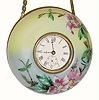 C.1889, E.N. Welch Mfg. Co., The Chatelaine, 30-hour porcelain hanging timepiece.