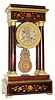 C.1870, French, 4-Column Empire style shelf clock, as-found.
