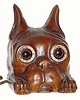C.1955, Mastercrafters, Chicago, Ill, "The Duke" , 110v, rotating lighted eye clock.