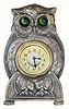 C.1925, German, Staring Owl Novelty clock, with animated eyes.