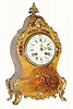 C.1900, Japy Freres, 8-day time and strike bracket clock in the style of Vernis Martin, and in very good+ original condition.