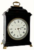 C.1890, English, 2-Fusee, Painted dial, bell top bracket clock in generally good+ condition.