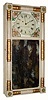 C.1820, Benjamin Morrill, Boscawen, NH, 8-day New Hampshire mirror timepiece.