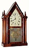 C.1845, Brewster and Ingrahams, 8-day time and strike 4-column steeple clock.