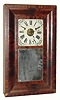 C.1850, Forestville Mfg. Co., 30-hour time and strike OG shelf clock.