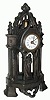 C.1900, German "MONK" Alarm Clock in good condition, with some restoration.