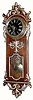 C.1890, French, Japy Freres, oak wall regulator, 8-day time/strike. The case has been partially restored.