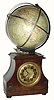 C.1900, German, 30-Hour Globe Clock. Retains a colorful globe, with interesting pre-WWI countries,