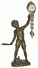 C.1910, Junghans, BATBOY, German swinger clock in excellent original condition.