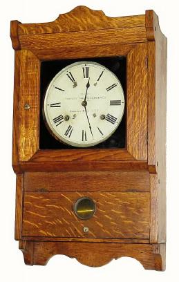 C.1907, Simplex Time Recorder Co., Gardiner, Mass., 15-day timepiece. — Antique Clocks Price Guide