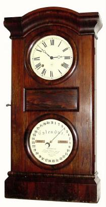 C.1870, Seth Thomas, "Parlor Calendar No. 1", 2-weight, — Antique Clocks Price Guide