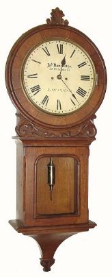 C.1870, English, 2-Fusee Wall Regulator in an oak case and in very good condition. — Antique Clocks Price Guide