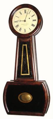 C.1850, Howard and Davis, Boston, "Banjo No. 4", in good condition, — Antique Clocks Price Guide