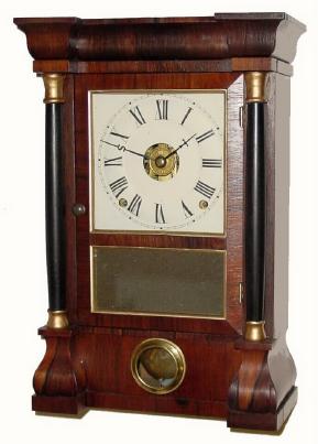 C.1870, Seth Thomas, Thomaston, 8-Day COLUMN clock with alarm, — Antique Clocks Price Guide