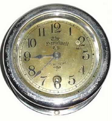 C.1920, The Gamewell Co, New York, 8-day lever movement, fire truck or station timepiece. — Antique Clocks Price Guide