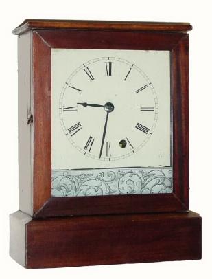 C.1850, Chauncey Jerome, New Haven, Conn., 30-hour cottage timepiece. — Antique Clocks Price Guide