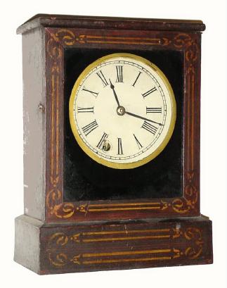 C.1850, Chauncey Jerome, New Haven, Conn., 30-hour cottage timepiece, — Antique Clocks Price Guide