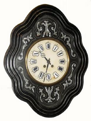 C.1870, French, Picture Frame, or baker's clock, striking. — Antique Clocks Price Guide