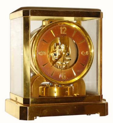 C.1951, Swiss, LeCoultre Atmos, torsion pendulum, never wind mantel timepiece, serial no. 36365. — Antique Clocks Price Guide