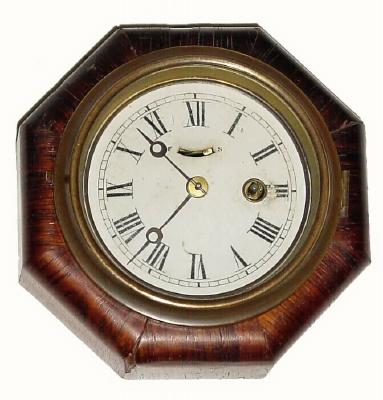 C.1880, E.N. Welch Mfg. Co., "Round Corner Octagon Lever", 30-hour timepiece, in good original condition. — Antique Clocks Price Guide