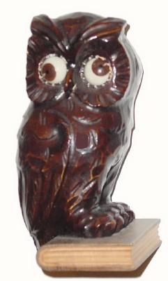 C.1955, German, Oswald Uhrenfabrik, WISE OLD OWL clock, — Antique Clocks Price Guide