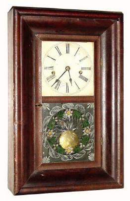 C.1845, Elisha Manross, Mini OG, 30-hour w/ brass springs. — Antique Clocks Price Guide