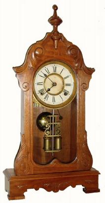 Mixed lot: C.1885, Walnut Shelf Case, probably Waterbury, — Antique Clocks Price Guide