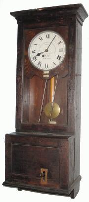 C.1920, English, Gledhill-Brook, Time Punch clock in good original condition. — Antique Clocks Price Guide