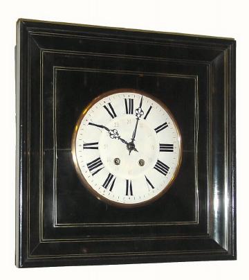 C.1910, French "Baker's" or Picture Frame clock in generally good restored condition. — Antique Clocks Price Guide