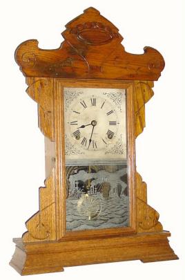 C.1909, Seth Thomas Clock Co., "298B Fleet Series", 8-day time/strike mantel clock. — Antique Clocks Price Guide
