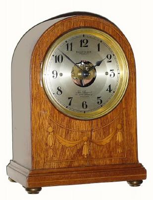 C.1915, French, Bulle, No. 700 "Windsor", battery power mantel clock in generally good condition. — Antique Clocks Price Guide