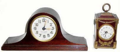 Lot of 2 clocks: — Antique Clocks Price Guide