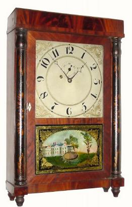 C.1832, Spencer, Hotchkiss and Co., Salem Bridge, Conn., 8-day timepiece. — Antique Clocks Price Guide