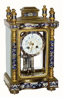 C.1900, French, for Black, Starr and Frost, New York, 8-day time and strike, — Antique Clocks Price Guide