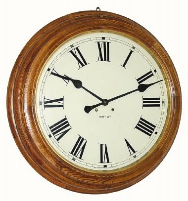 C.1900, Waterbury Clock Co., "24 Inch Gallery" , 30-day timepiece. — Antique Clocks Price Guide
