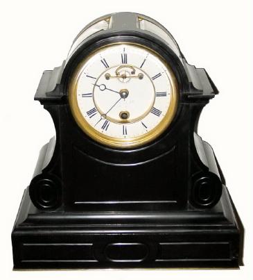 C.1890, French, 1-Year Duration, marble mantel timepiece, in good condition, — Antique Clocks Price Guide
