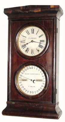 C.1875, Southern Calendar Clock Co., St. Louis, Mo., "Fashion No. 1", in generally good condition, — Antique Clocks Price Guide