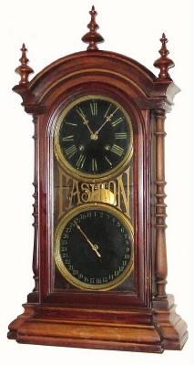 C.1890, New Haven, for Southern Calendar Clock Co., "Fashion No. 9", in generally good condition. — Antique Clocks Price Guide