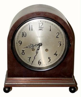 C.1928, Chelsea Clock Co., "Mentor" 8-day time and house strike mantel clock — Antique Clocks Price Guide