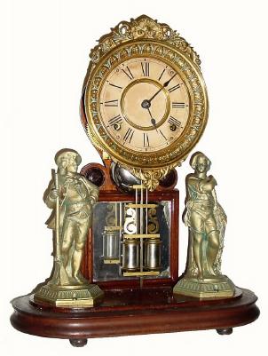 C.1880, Ansonia Clock Co., "Crystal Palace No. 1 Extra", 8-day time/strike mantel clock, in excellent original condition — Antique Clocks Price Guide