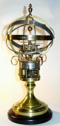 C.1970, Swiss, Modern version of an Armillary Sphere, — Antique Clocks Price Guide