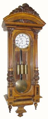 C.1875, Austrian, 3-Weight, Grand Sonnerie, wall regulator — Antique Clocks Price Guide