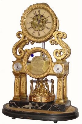 C.1855, Boston Clock Co, A. D. Crane's, Astronomical Timepiece — Antique Clocks Price Guide